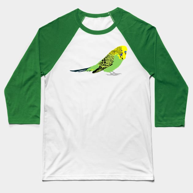 Budgie Baseball T-Shirt by stargatedalek